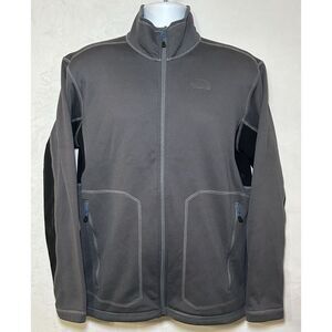 The North Face Men's Medium Full Zip Millerton‎ Gray/ Black Jacket